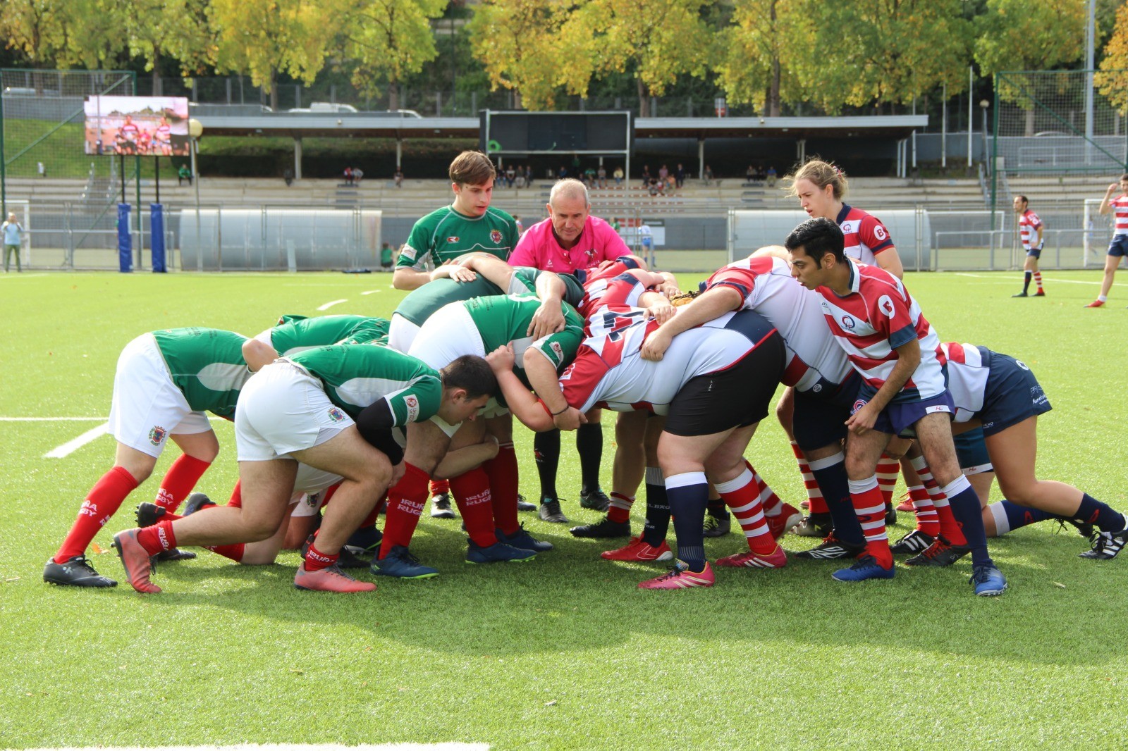 El Iruña Rugby Club debuta en la Liga Bultza en una jornada para olvidar